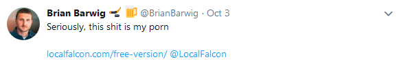 Twitter Feedback - Brian Barwig Local Falcon